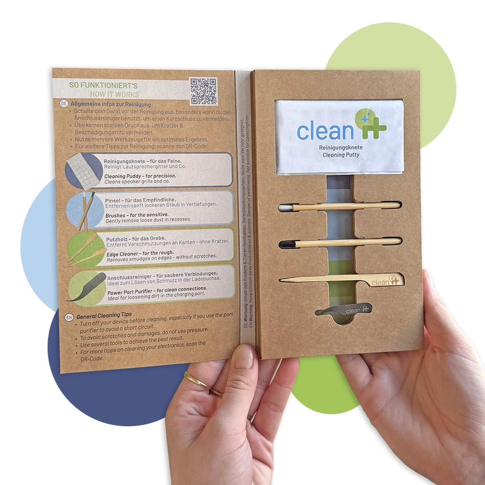 clean it (set for cleaning electronics)